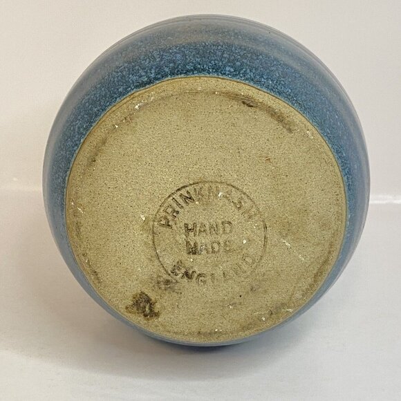 Vintage Studio Art Pottery Vase 7” Handmade Prinknash England - Picture 4 of 7
